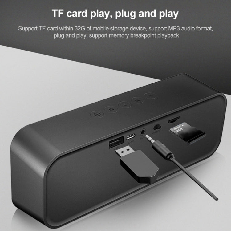 EBS-308 Outdoor Portable Mini Wireless Bluetooth Subwoofer Speaker(Black) - Waterproof Speaker by PMC TechLife | Online Shopping South Africa | PMC TechLife