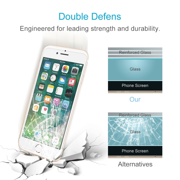 10 PCS for iPhone 8 Plus & iPhone 7 Plus 0.26mm 9H Surface Hardness 2.5D Explosion-proof Tempered Glass Non-full Screen Film - iPhone 8 Plus & 7 Plus Tempered Glass by PMC TechLife | Online Shopping South Africa | PMC TechLife
