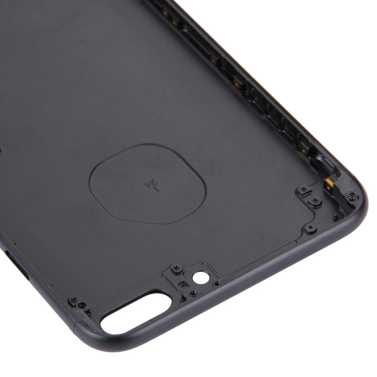 5 in 1 for iPhone 7 Plus (Back Cover + Card Tray + Volume Control Key + Power Button + Mute Switch Vibrator Key) Full Assembly Housing Cover(Black) - Back Cover by PMC TechLife | Online Shopping South Africa | PMC TechLife