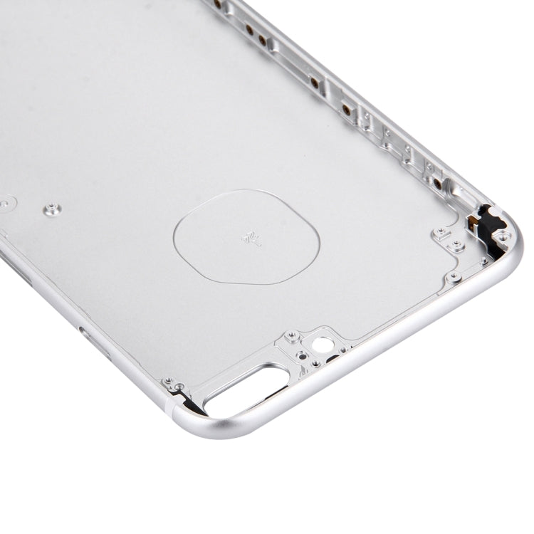 5 in 1 for iPhone 7 Plus (Back Cover + Card Tray + Volume Control Key + Power Button + Mute Switch Vibrator Key) Full Assembly Housing Cover(Silver) - Back Cover by PMC TechLife | Online Shopping South Africa | PMC TechLife