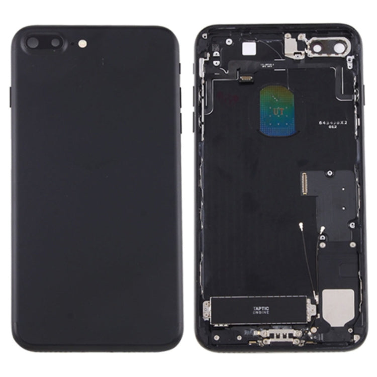 for iPhone 7 Plus Battery Back Cover Assembly with Card Tray(Black) - Back Cover by PMC TechLife | Online Shopping South Africa | PMC TechLife