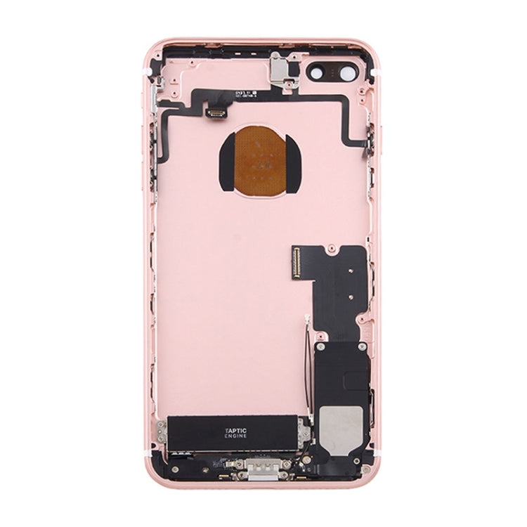 Battery Back Cover Assembly with Card Tray for iPhone 7 Plus (Rose Gold) - Back Cover by PMC TechLife | Online Shopping South Africa | PMC TechLife