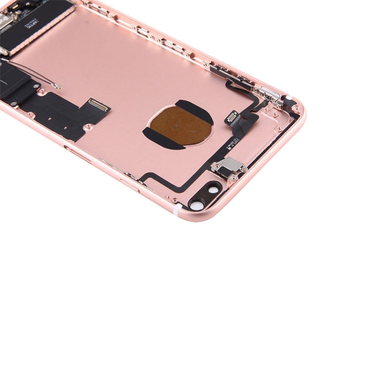 Battery Back Cover Assembly with Card Tray for iPhone 7 Plus (Rose Gold) - Back Cover by PMC TechLife | Online Shopping South Africa | PMC TechLife