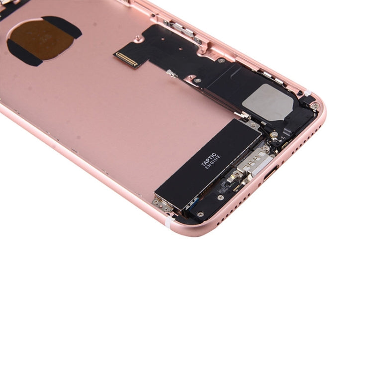 Battery Back Cover Assembly with Card Tray for iPhone 7 Plus (Rose Gold) - Back Cover by PMC TechLife | Online Shopping South Africa | PMC TechLife
