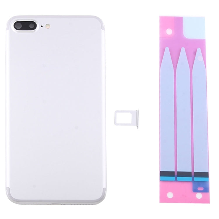for iPhone 7 Plus Battery Back Cover Assembly with Card Tray(Silver) - Back Cover by PMC TechLife | Online Shopping South Africa | PMC TechLife