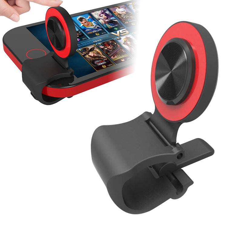 A9 Direct Mobile Clip Games Joystick Artifact Hand Travel Button Sucker with Ring Holder for iPhone, Android Phone, Tablet(Red) - Handle Shooter by PMC TechLife | Online Shopping South Africa | PMC TechLife