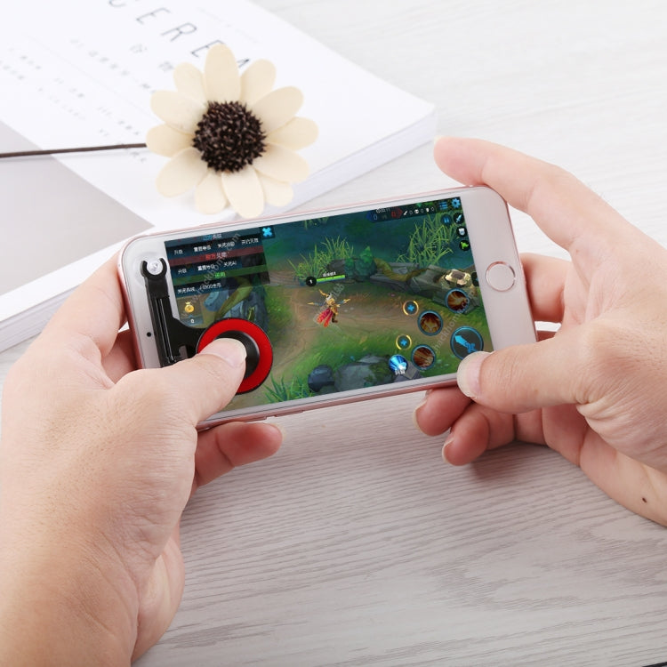 Q9 Direct Mobile Games Joystick Artifact Hand Travel Button Sucker for iPhone, Android Phone, Tablet(Red) - Handle Shooter by PMC TechLife | Online Shopping South Africa | PMC TechLife