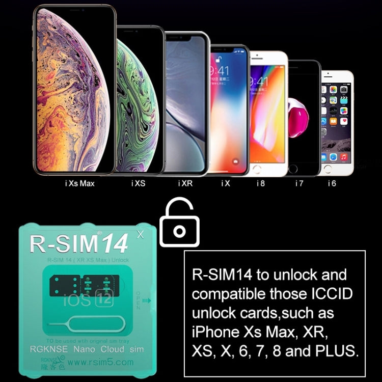 R-SIM 14 V18 Ultra Universal ICCID SIM Unlock Card for iPhone X, XS, XR, XS Max, 8 & 8 Plus, 7 & 7 Plus - Unlock SIM Card by PMC TechLife | Online Shopping South Africa | PMC TechLife | Buy Now Pay Later Mobicred