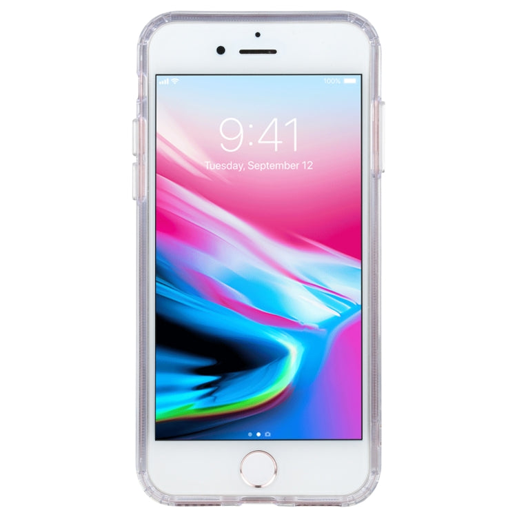 For iPhone SE 2020 / 8 Magsafe Case Simple Magnetic Ring All-inclusive Clear Crystal Acrylic PC +TPU Shockproof Case - More iPhone Cases by PMC TechLife | Online Shopping South Africa | PMC TechLife