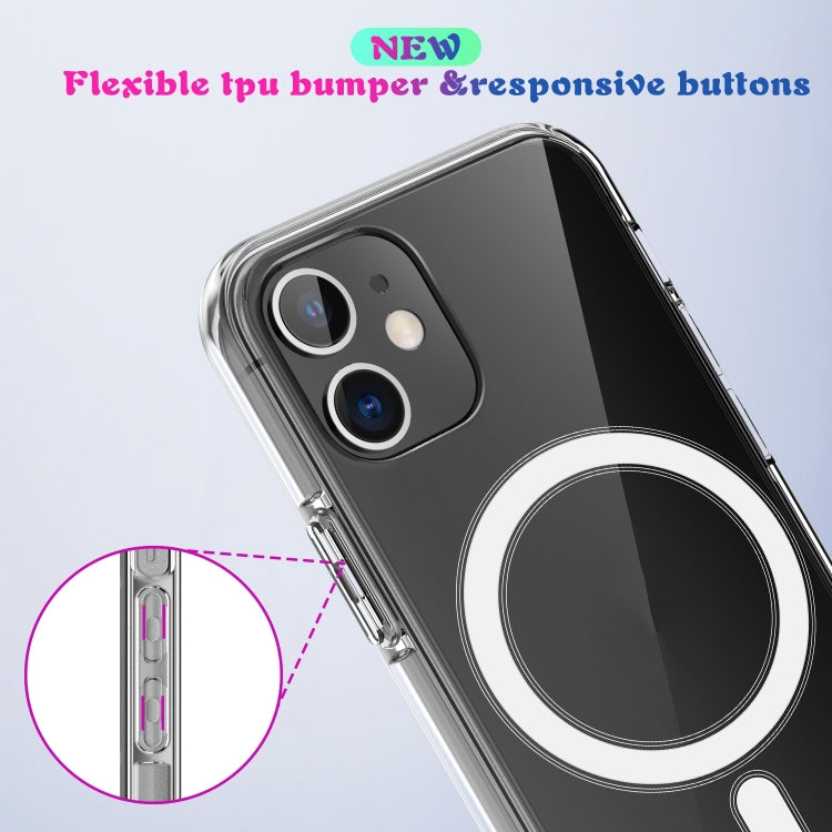 For iPhone SE 2020 / 8 Magsafe Case Simple Magnetic Ring All-inclusive Clear Crystal Acrylic PC +TPU Shockproof Case - More iPhone Cases by PMC TechLife | Online Shopping South Africa | PMC TechLife