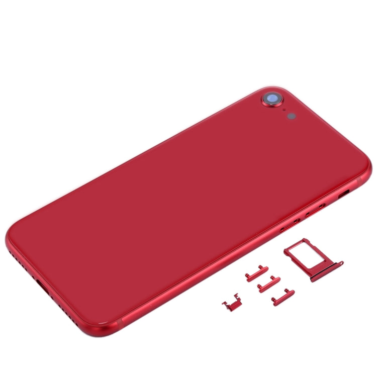 Back Housing Cover for iPhone 8 (Red) - Back Cover by PMC TechLife | Online Shopping South Africa | PMC TechLife