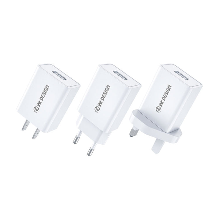 WK WP-U118 10W Single USB Port Travel Charger Power Adapter, US Plug - USB Charger by WK | Online Shopping South Africa | PMC TechLife | Buy Now Pay Later Mobicred