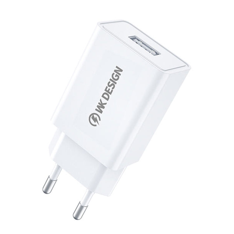WK WP-U118 10W Single USB Port Travel Charger Power Adapter, EU Plug - free shipping - PMC TechLife - Order now!
