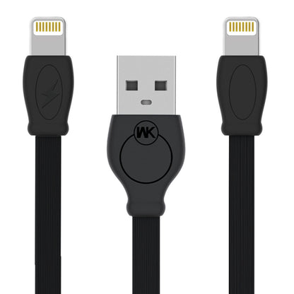 WK WDC-023i 2.4A 8 Pin Fast Charging Data Cable, Length: 3m(Black) - Normal Style Cable by WK | Online Shopping South Africa | PMC Jewellery