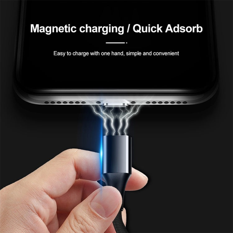 M11 5A USB to 8 Pin Nylon Braided Magnetic Data Cable, Cable Length: 2m (Red) - Charging Cable & Head by PMC TechLife | Online Shopping South Africa | PMC TechLife