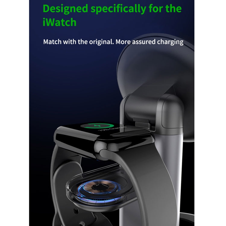 TOTUDESIGN S36 Speedy Series 3 In 1 Magnetic Wireless Charger (Black) - Wireless Charger by TOTUDESIGN | Online Shopping South Africa | PMC Jewellery