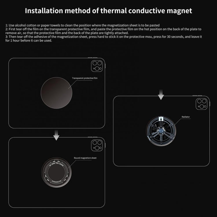X12 Standard Version Portable Mobile Phone Tablet Semiconductor Radiator - Cooling Fan Radiator by PMC TechLife | Online Shopping South Africa | PMC TechLife