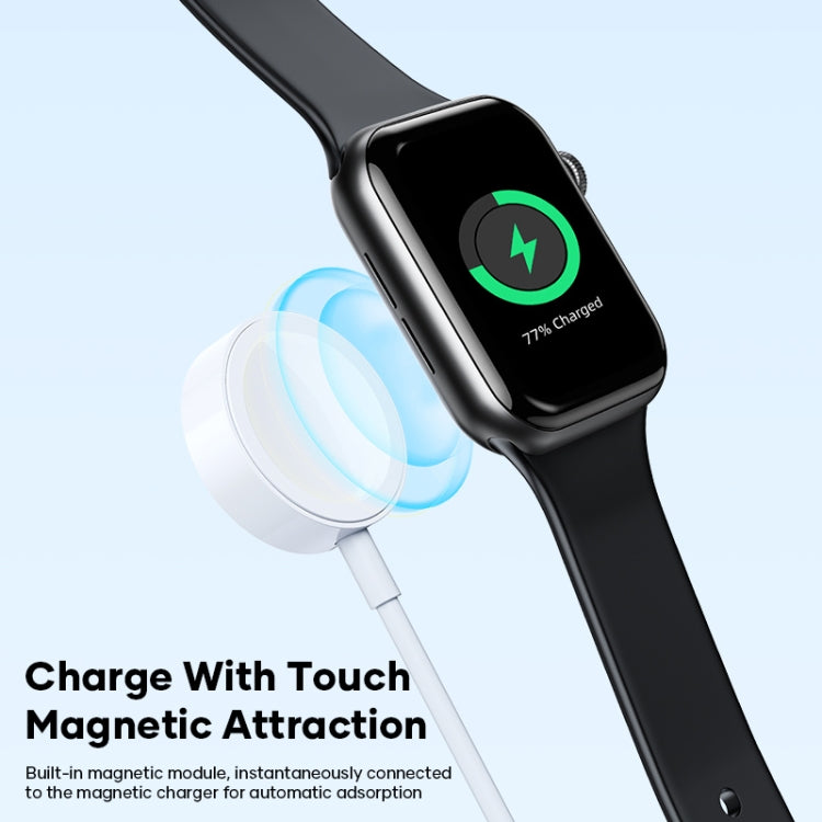 3 in 1 USB-C / Type-C to 8 Pin + USB-C / Type-C + Magnetic Watch Wireless Charger Data Cable, Cable Length: 1.2m -  by PMC TechLife | Online Shopping South Africa | PMC TechLife