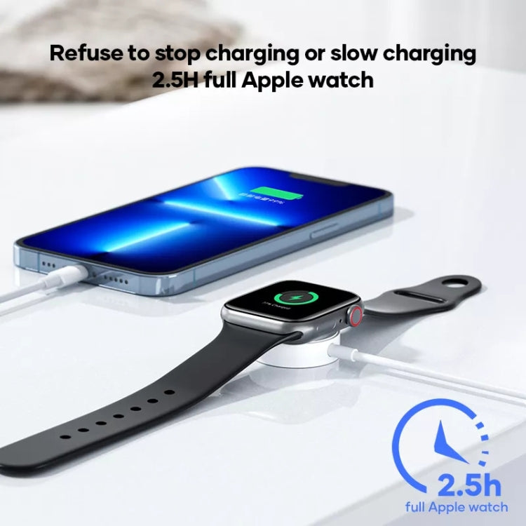 3 in 1 USB-C / Type-C to 8 Pin + USB-C / Type-C + Magnetic Watch Wireless Charger Data Cable, Cable Length: 1.2m -  by PMC TechLife | Online Shopping South Africa | PMC TechLife