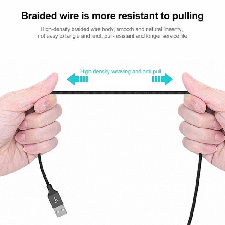 IVON CA51 2.4A USB to 8 Pin + Micro USB 2 in 1 Charging Sync Data Cable, Length: 1m(Black) - 2 in 1 Cable by IVON | Online Shopping South Africa | PMC TechLife