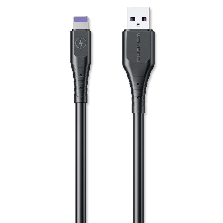 WK WDC-152 6A 8 Pin Fast Charging Data Cable, Length: 1m (Black) - Normal Style Cable by WK | Online Shopping South Africa | PMC Jewellery