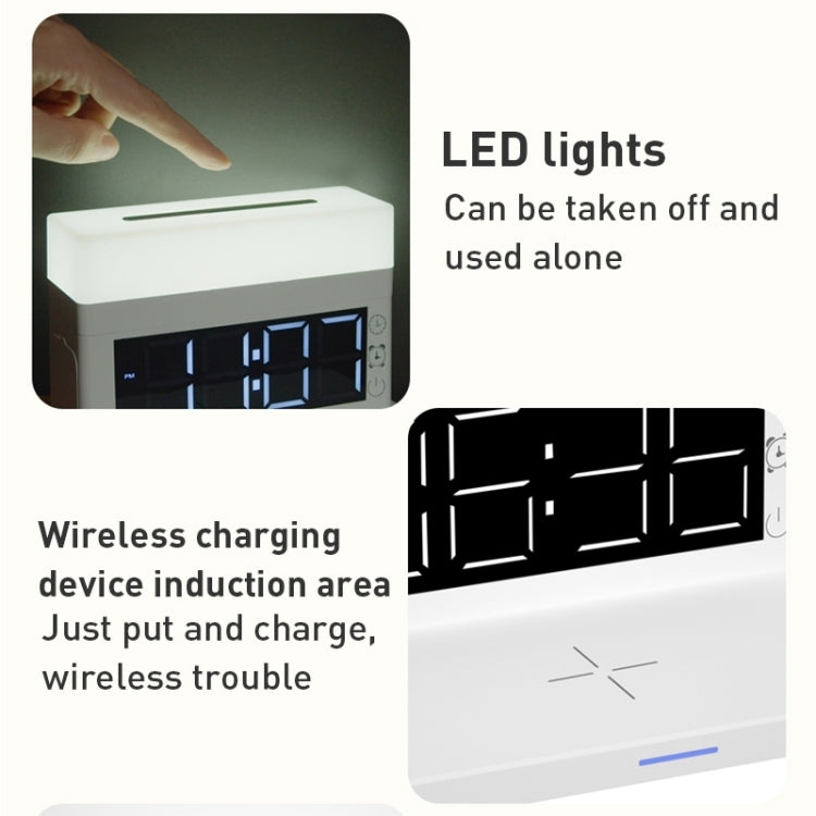 N65 6 in 1 Multifunctional Wireless Charger (White) -  by PMC TechLife | Online Shopping South Africa | PMC TechLife