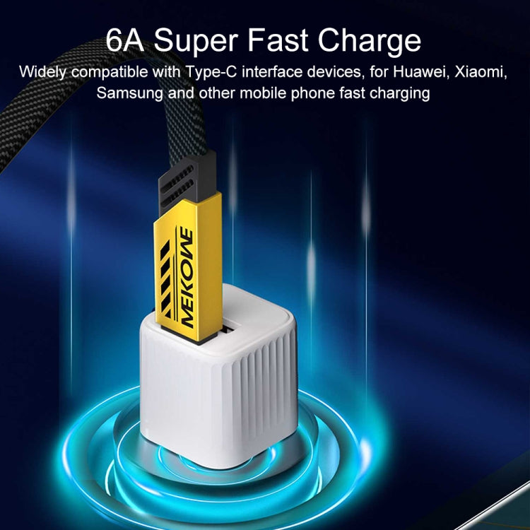 WK WDC-189 Armor Series 2 in 1 65W USB-C/Type-C to USB-C/Type-C+8 Pin Magnetic Data Cable, Length: 1.2m(Yellow) - free shipping - PMC TechLife - Order now!