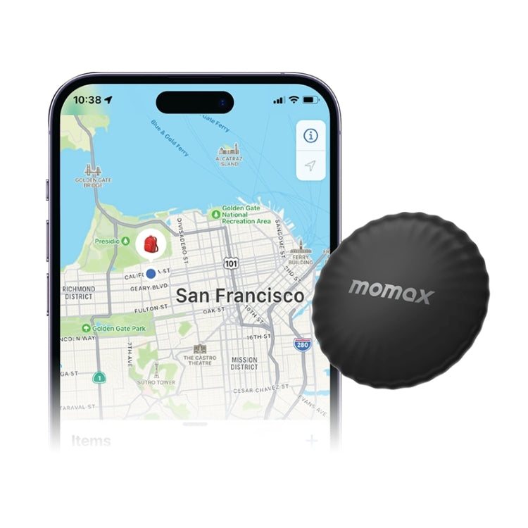 MOMAX PINTAG BR5 Wireless Positioning Anti-lost Device(Black) - free shipping - PMC TechLife - Order now!