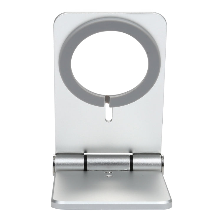 C29 Foldable Metal Bracket for MagSafe Magnetic Wireless Charger (White) - Desktop Holder by PMC Jewellery | Online Shopping South Africa | PMC Jewellery