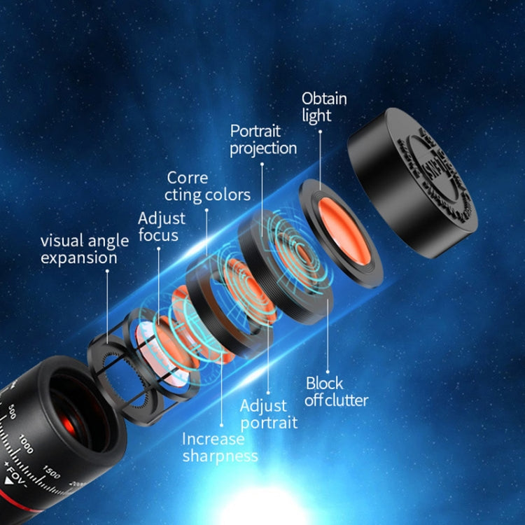 W28-QK Mobile Phone Universal Lens Telescope 28X Big Pocket + Shelf Set - free shipping - PMC TechLife - Order now!
