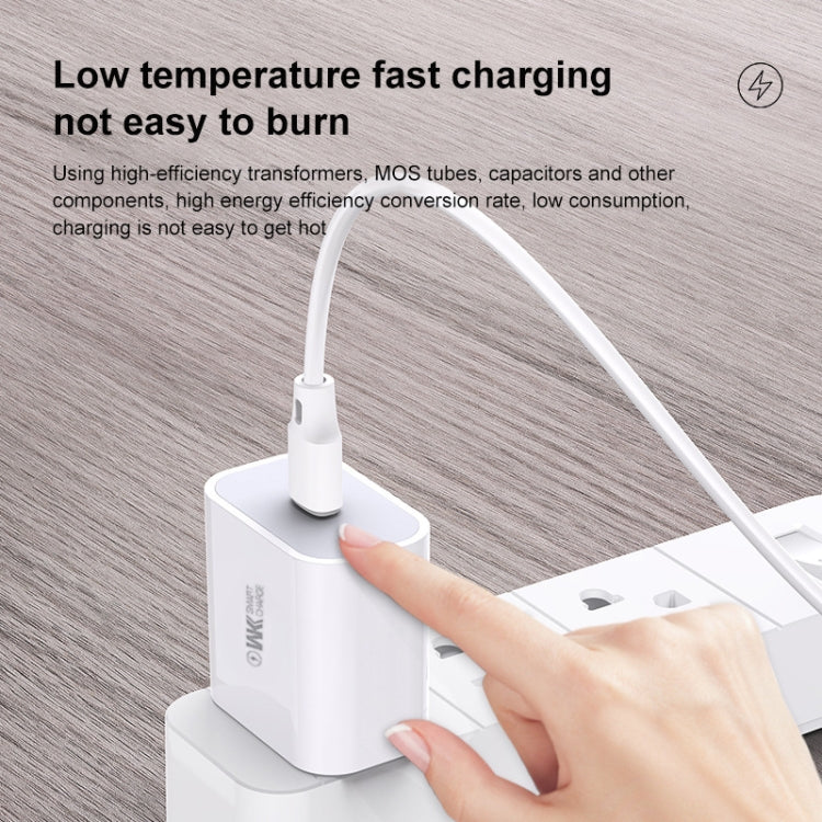 WK WP-U69a 2.0A Speed Mini USB Charger + USB to Type-C / USB-C Data Cable, Plug Type: US Plug - free shipping - PMC TechLife - Order now!