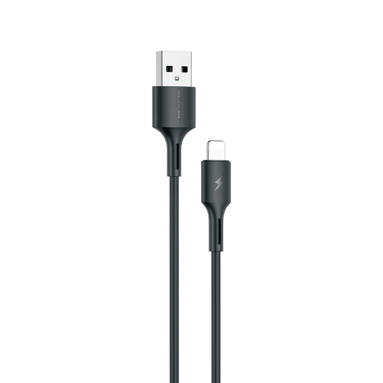 WK WDC-136 USB to 8 Pin 3A Fast Charing Data Cable(Black) - Normal Style Cable by WK | Online Shopping South Africa | PMC TechLife