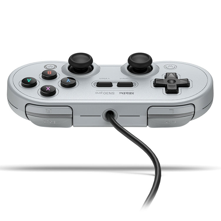 8Bitdo SN30 PRO USB Wired Gamepad Joystick for Swith / Steam / PC(Grey) - Controller Gamepad by 8BitDo | Online Shopping South Africa | PMC TechLife