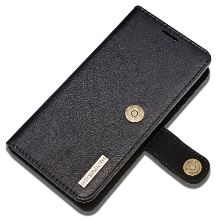 DG.MING for iPhone 8 Plus & iPhone 7 Plus Crazy Horse Texture Horizontal Flip Detachable Magnetic Protective Case with Holder & Card Slots & Wallet(Black) - More iPhone Cases by DG.MING | Online Shopping South Africa | PMC TechLife | Buy Now Pay Later Mobicred