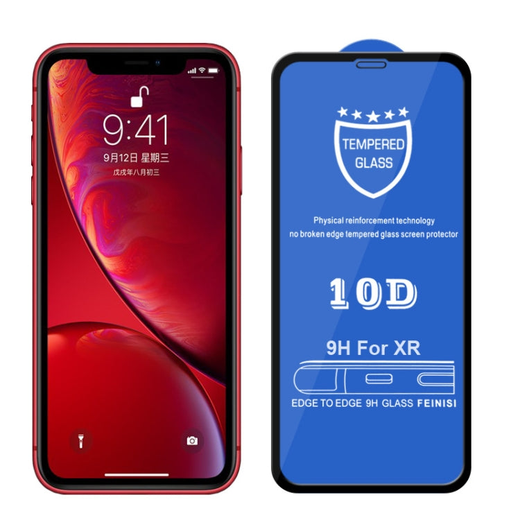 For iPhone 11 / XR 9H  Full Screen Tempered Glass Screen Protector - iPhone XR Tempered Glass by PMC TechLife | Online Shopping South Africa | PMC TechLife