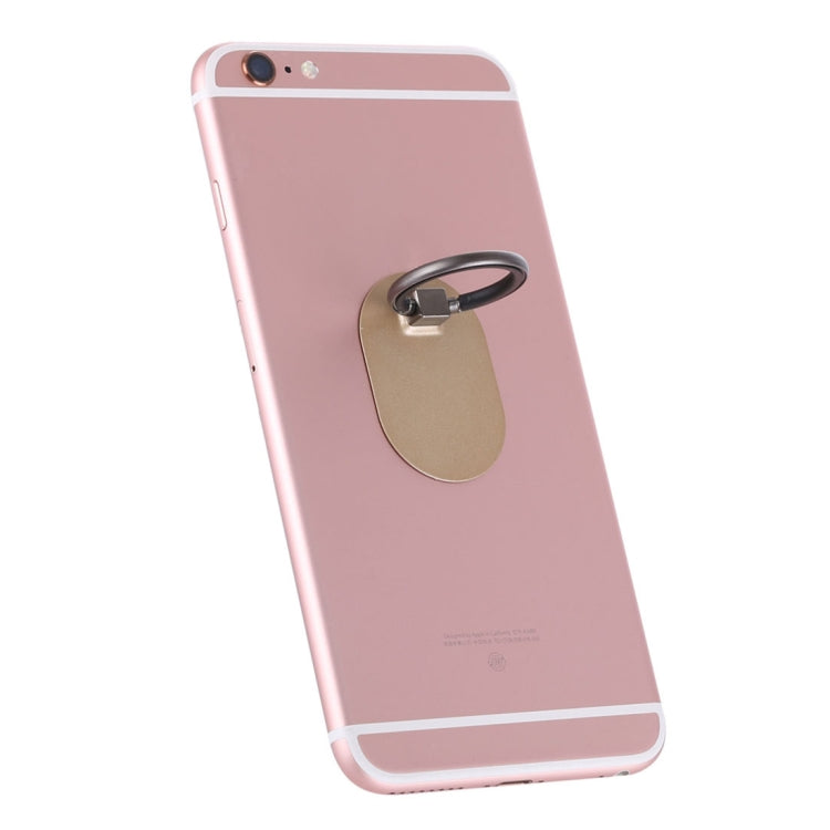 Universal Phone Adhesive Metal Plate 360 Degree Rotation Stand Finger Grip Ring Holder(Gold) - Ring Holder by PMC Jewellery | Online Shopping South Africa | PMC Jewellery