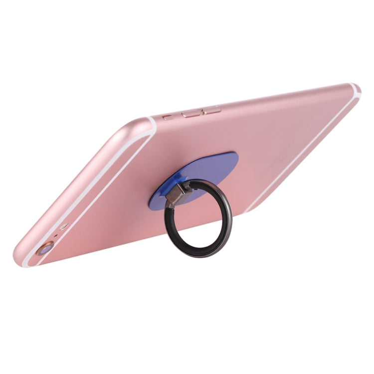 Universal Phone Adhesive Metal Plate 360 Degree Rotation Stand Finger Grip Ring Holder(Blue) - Ring Holder by PMC Jewellery | Online Shopping South Africa | PMC Jewellery