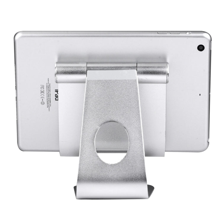 Exquisite Folding Adjustable Pivot Aluminium Alloy Desktop Holder Stand DOCK Cradle(Silver) - Desktop Holder by PMC Jewellery | Online Shopping South Africa | PMC Jewellery