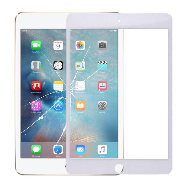 Front Screen Outer Glass Lens for iPad Mini 4 A1538 A1550 (White) - free shipping - PMC TechLife - Order now!