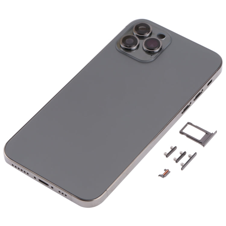 Back Housing Cover with Appearance Imitation of iP13 Pro for iPhone X(Black) - Back Cover by PMC TechLife | Online Shopping South Africa | PMC TechLife