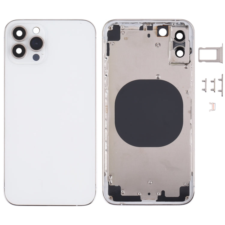 Back Housing Cover with Appearance Imitation of iP13 Pro for iPhone X(White) - Back Cover by PMC TechLife | Online Shopping South Africa | PMC TechLife