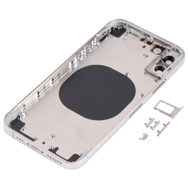 Back Housing Cover with Appearance Imitation of iP13 Pro for iPhone X(White) - Back Cover by PMC TechLife | Online Shopping South Africa | PMC TechLife