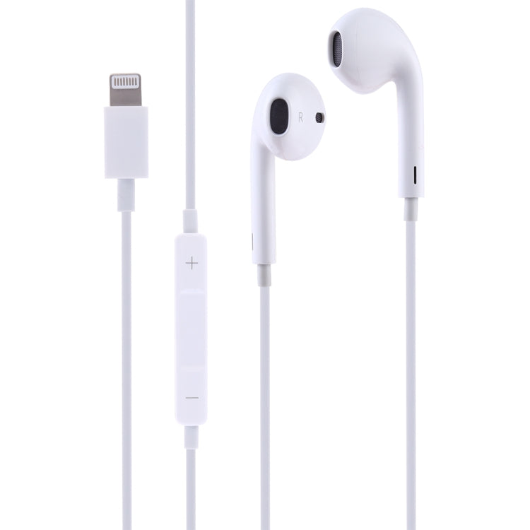GL069 8 Pin Port Bluetooth Module Pop-up Window Wired Stereo Earphones with Mic (White) - Normal Style Earphone by PMC TechLife | Online Shopping South Africa | PMC TechLife