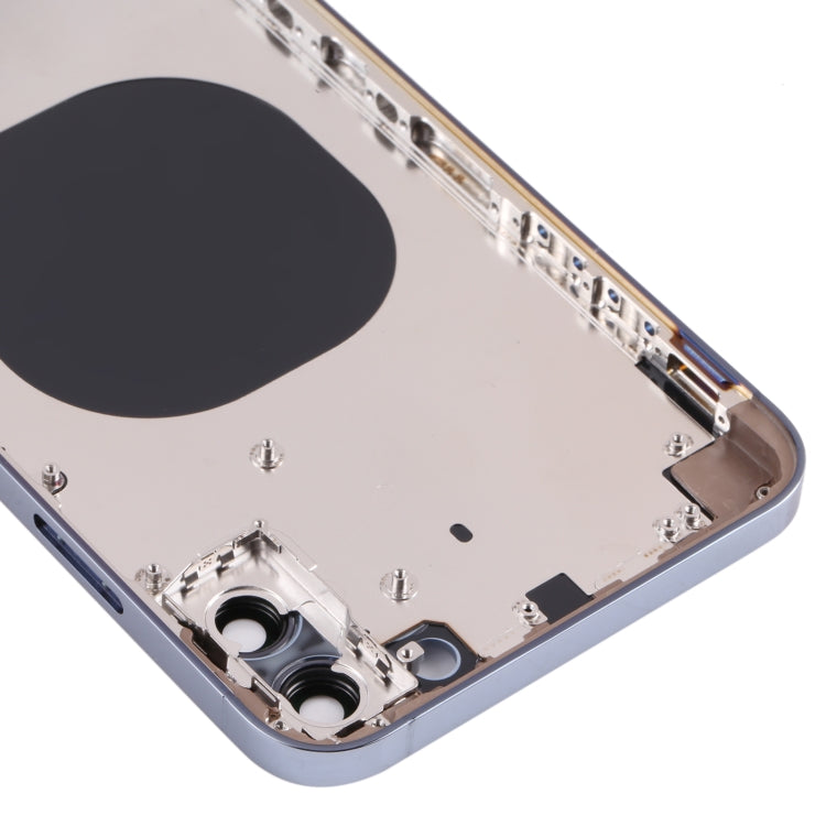 Back Housing Cover with Appearance Imitation of iP13 Pro Max for iPhone XS Max(Blue) - Back Cover by PMC TechLife | Online Shopping South Africa | PMC TechLife