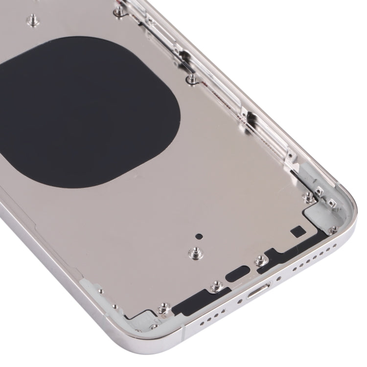 Back Housing Cover with Appearance Imitation of iP13 Pro Max for iPhone XS Max(White) - Back Cover by PMC TechLife | Online Shopping South Africa | PMC TechLife | Buy Now Pay Later Mobicred