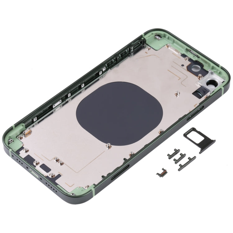 Frosted Frame Back Housing Cover with Appearance Imitation of iP13 Pro for iPhone XR(Green) - Back Cover by PMC TechLife | Online Shopping South Africa | PMC TechLife | Buy Now Pay Later Mobicred