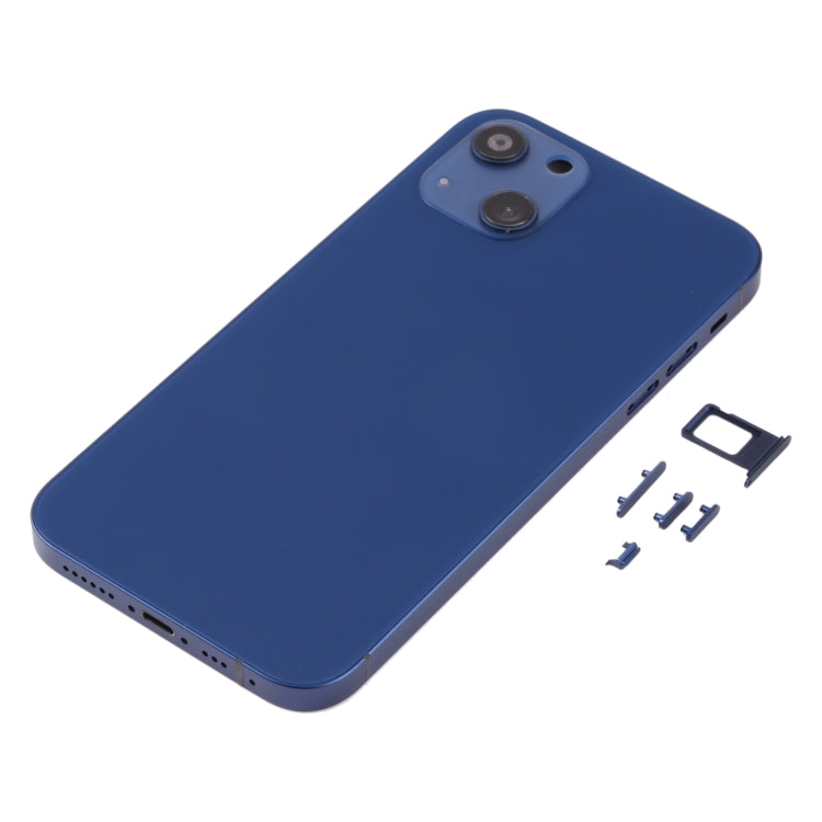 Back Housing Cover with Appearance Imitation of iP13 for iPhone XR(Blue) - Back Cover by PMC TechLife | Online Shopping South Africa | PMC TechLife | Buy Now Pay Later Mobicred