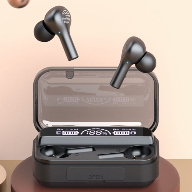 278 TWS External Noise Cancelling Touch Bluetooth Earphone with Charging Box, Support Three-screen Battery Display & Power Bank & Call & Voice Assistant(White) - TWS Earphone by PMC TechLife | Online Shopping South Africa | PMC TechLife
