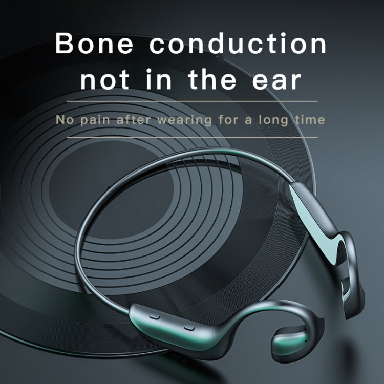 G100 Bluetooth 5.0 Wireless Ear-mounted Sports Waterproof Bone Conduction Earphone (Black) - Neck-mounted Earphone by PMC TechLife | Online Shopping South Africa | PMC TechLife