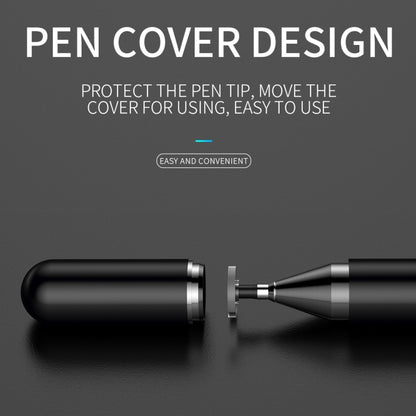 JOYROOM JR-BP560 Excellent Series Portable Universal Passive Disc Head Capacitive Pen with Replaceable Refill(Black) - Stylus Pen by JOYROOM | Online Shopping South Africa | PMC Jewellery